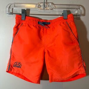 SUNDEK Swim Short Elastic Waist Boy’s Size 2 Orange